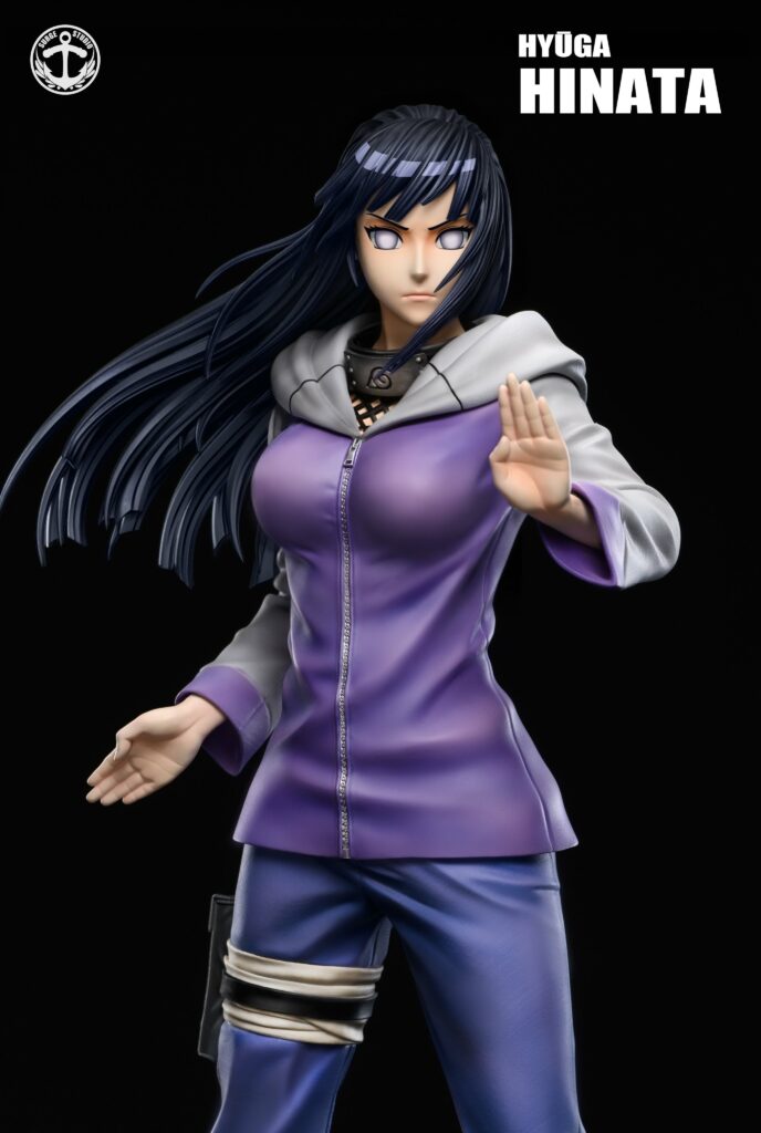 Naruto Hinata Neji Hyuga Resin Statue Von Surge Studio