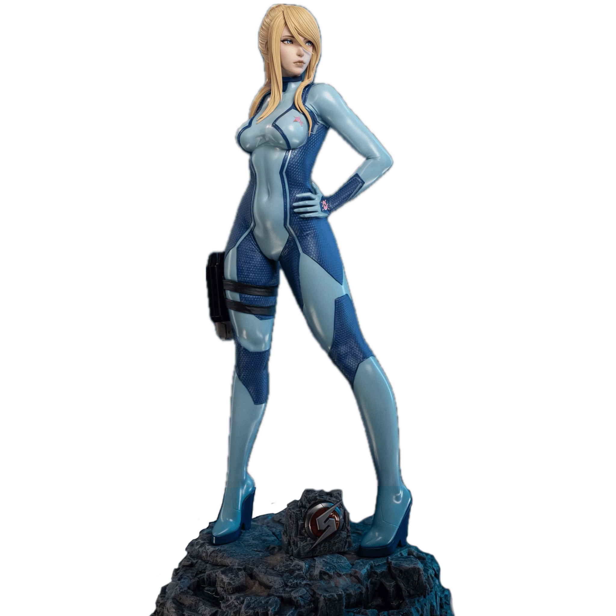 Metroid Samus Aran 1 4 Resin Statue Von Creation Studio