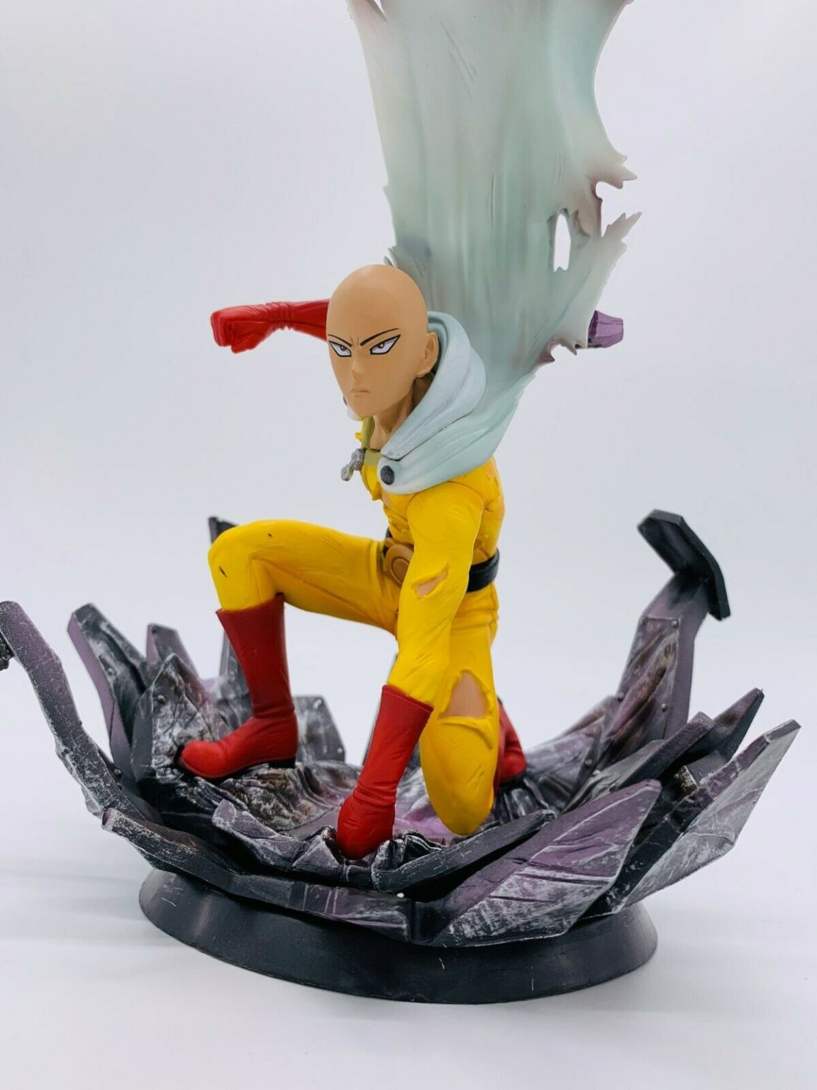 One Punch Man Figuren Set - 5 Anime Statuen Von Saitama, Tornado & Genos (9,5-11 Cm)
