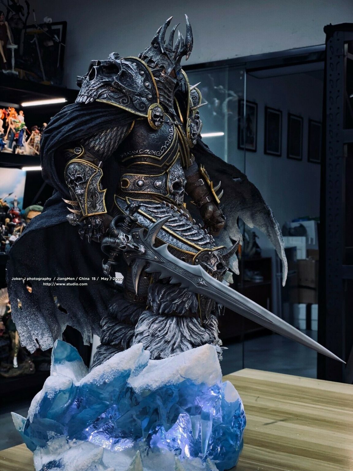 World of Warcraft Arthas Lich King Statue von CatFish
