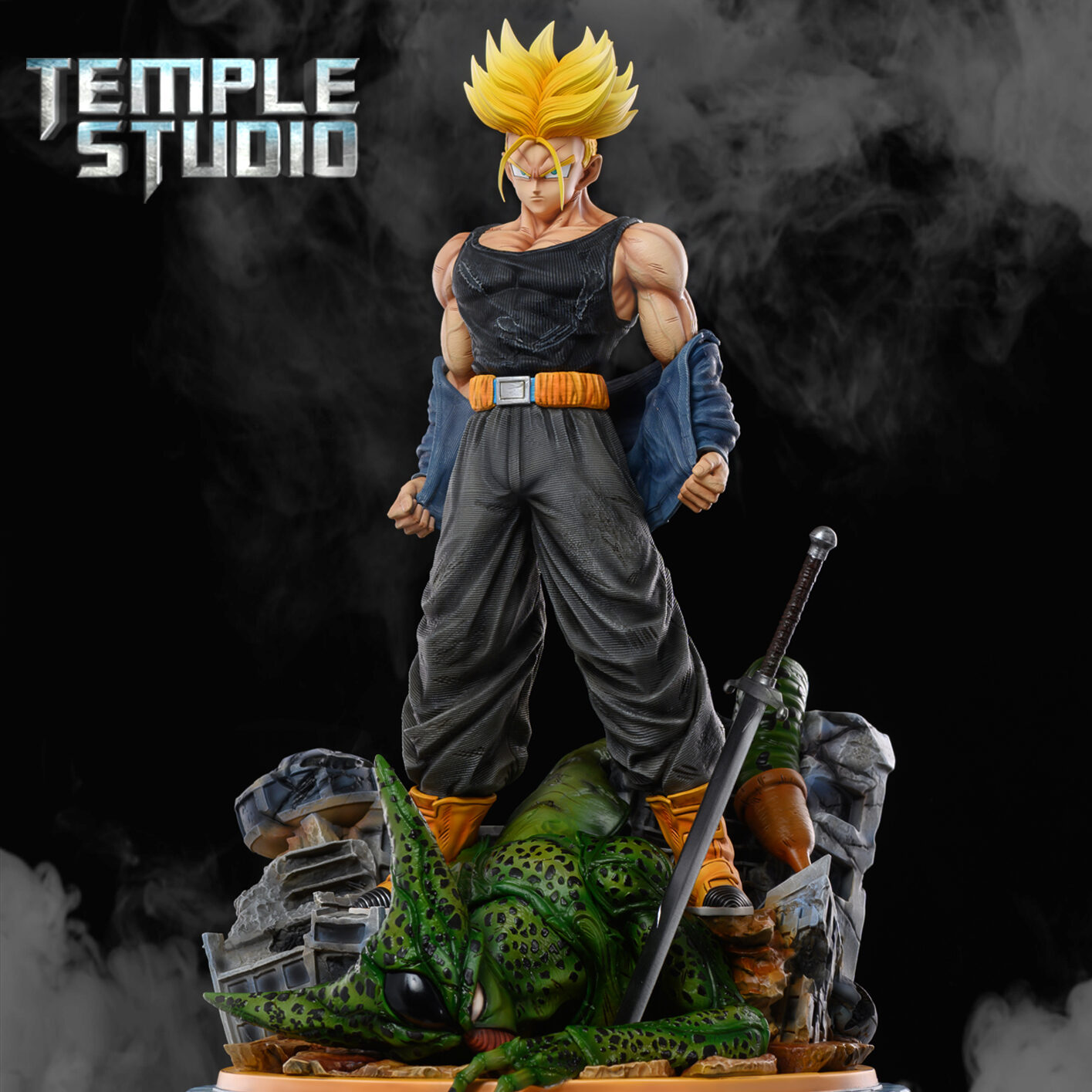 Dragon Ball Z Trunks Torankusu Statue Resin HH studio 1/6 43cm Painted