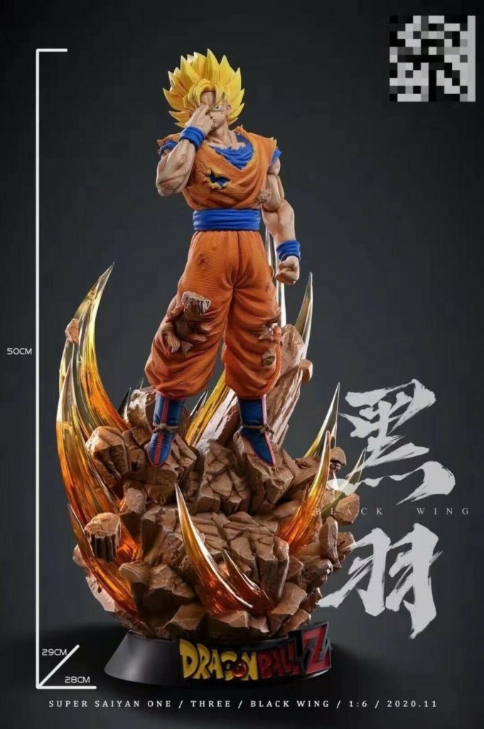 Dragon Ball Z Son Goku Teleport 16 Resin Statue vom Blackwing