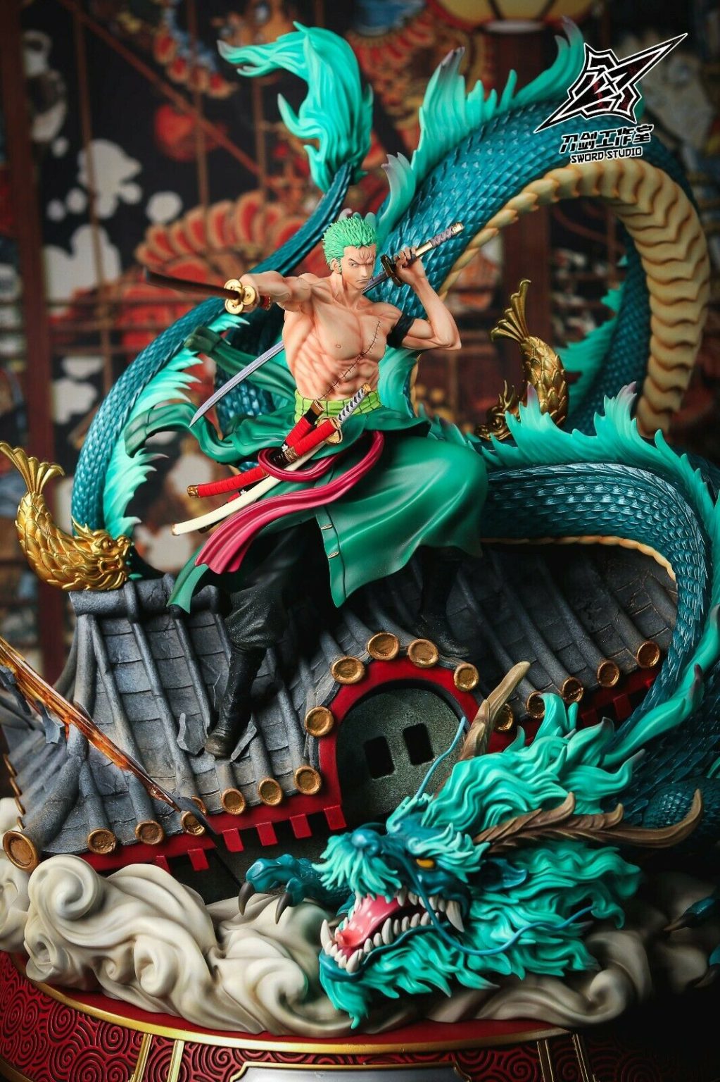 One Piece Roronoa Zoro 16 Resin Statue von Sword Studio