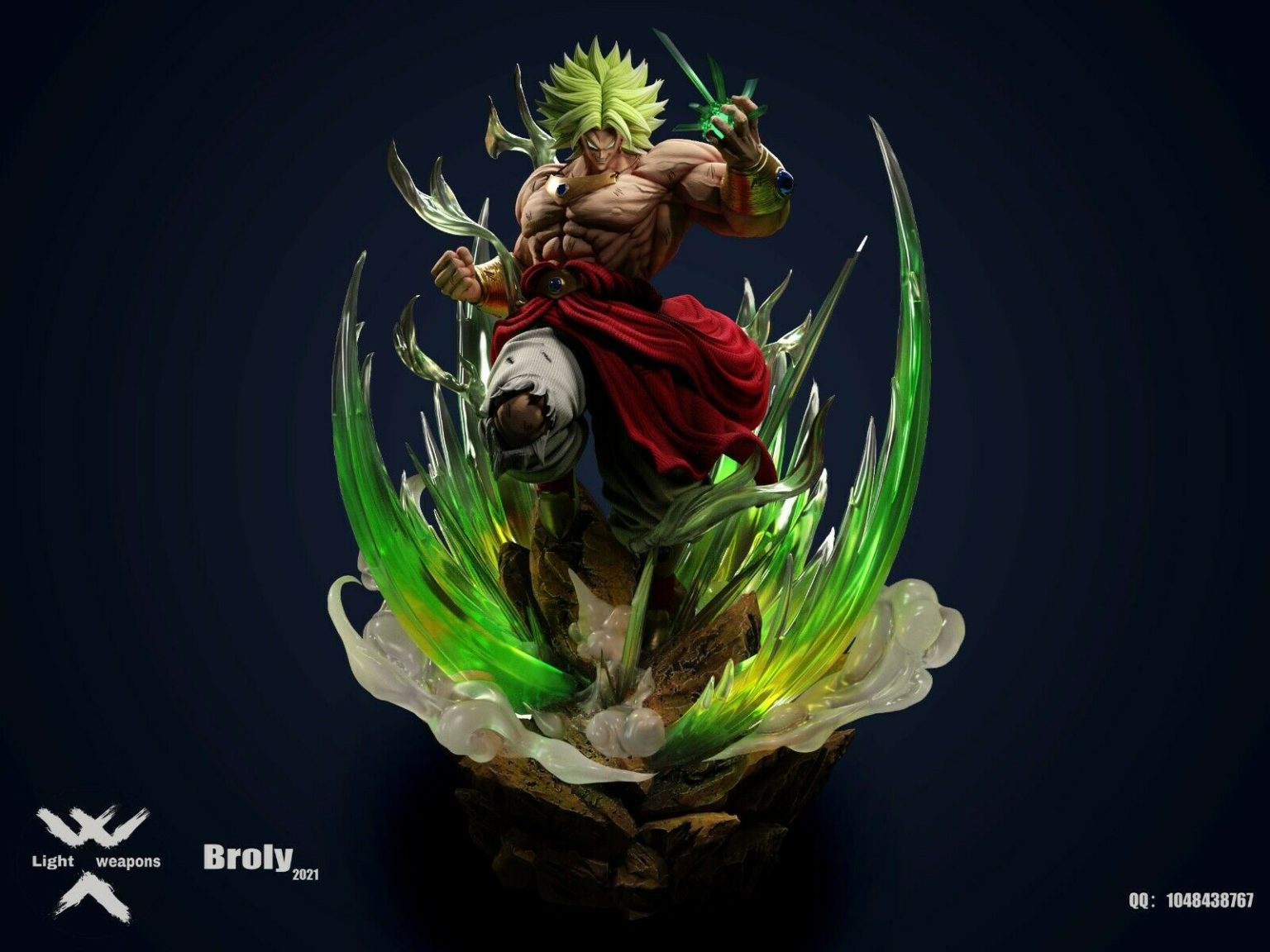 Dragon Ball Z Broly 14 Resin Statue von Light Weapon Studio