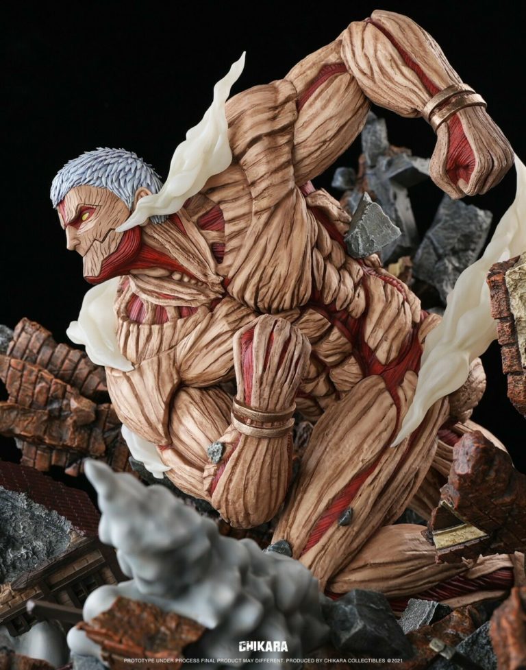 Attack on Titan Armored Titan 120 Resin Statue von Chikara