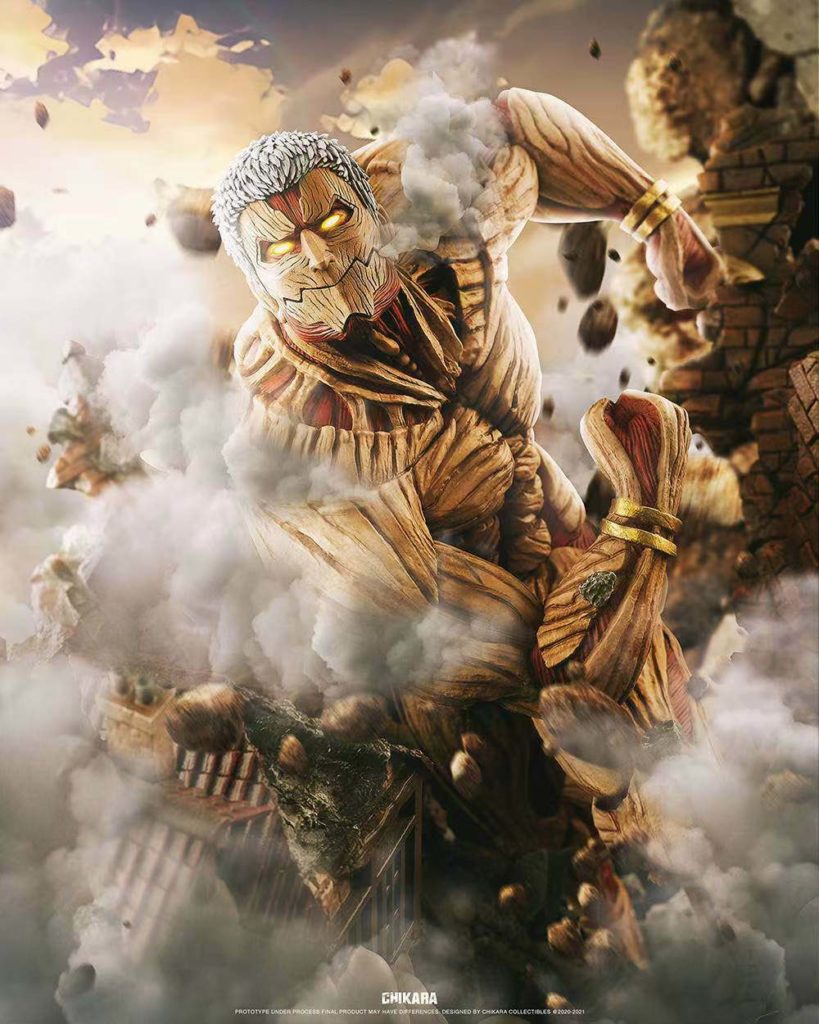 Attack on Titan Armored Titan 120 Resin Statue von Chikara