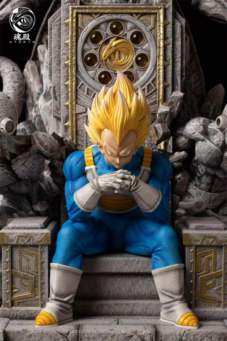 Dragon Ball Z Vegeta on Throne 14 Resin Statue von HunDian Studio HandsomeCake Goodies