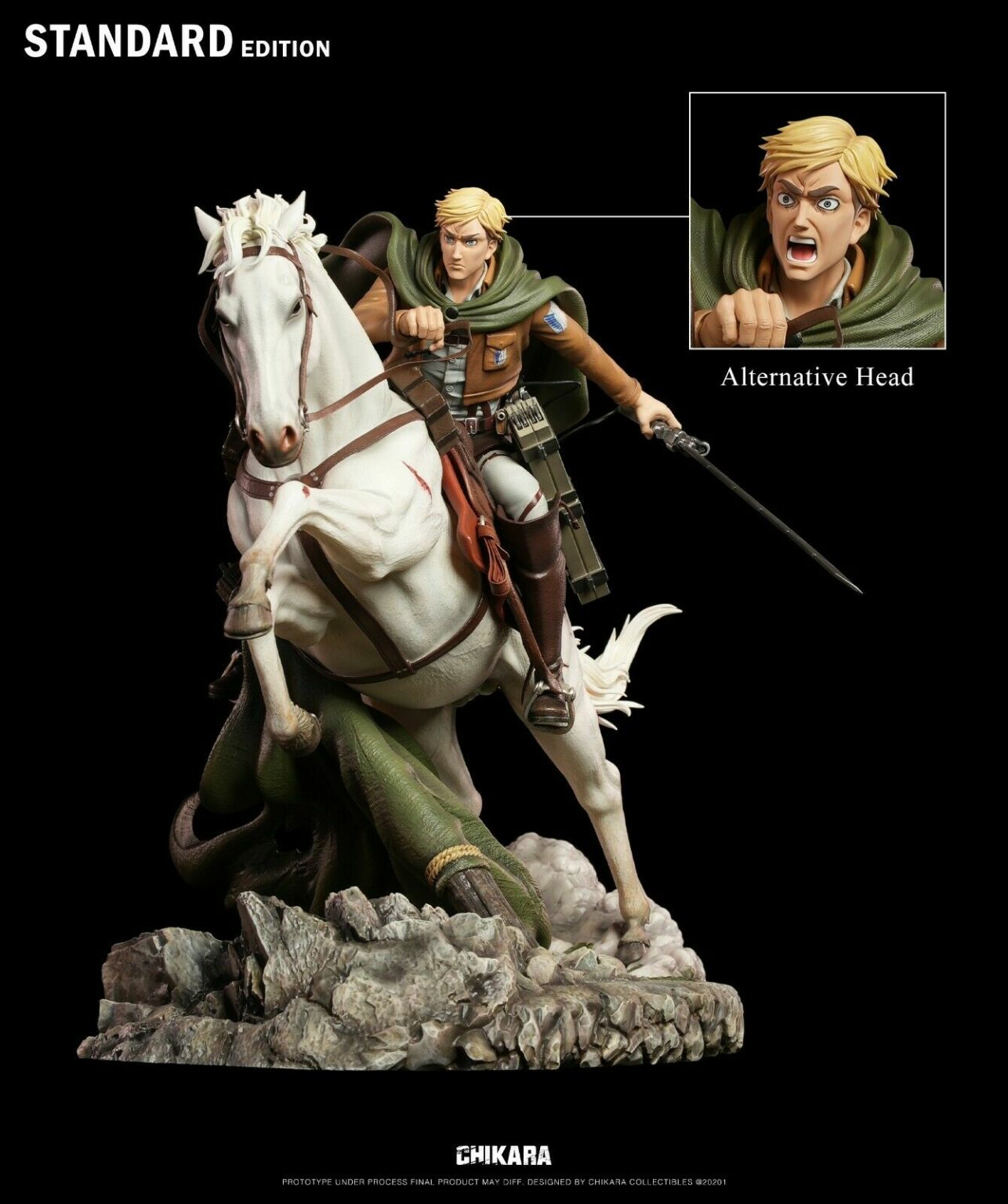 Attack on Titan - Erwin Smith | Resin Statue | von Chikara Studio ...