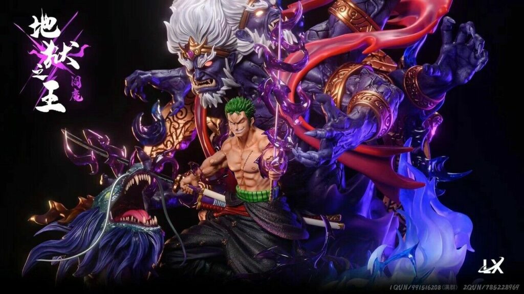 One Piece CP Series #1 Roronoa Zoro & Perona Resin Statue - Toy's My Dream Studio [In-Stock]