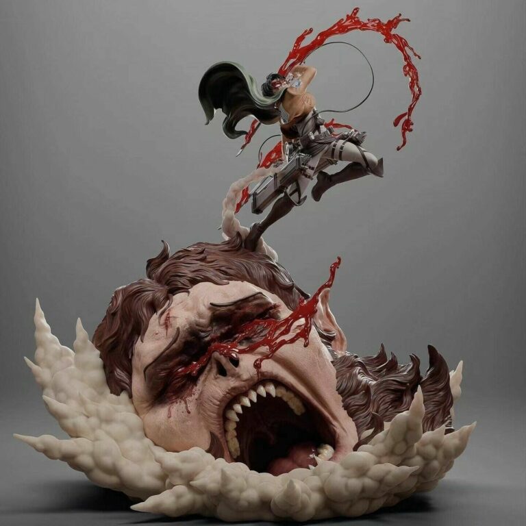 Attack on Titan Levi vs. Zeke/Beast Titan Resin Statue von