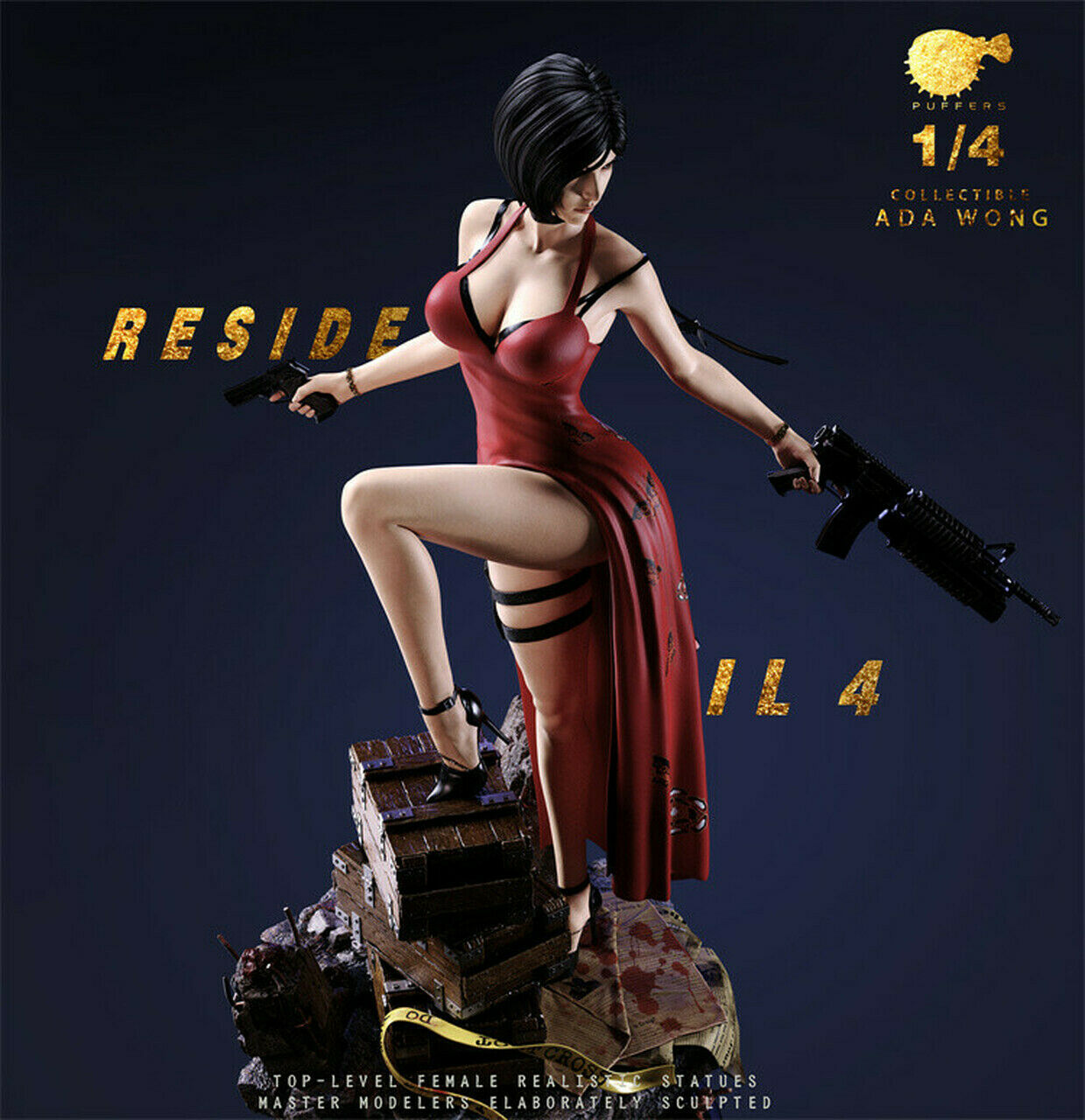 Resident Evil — Ada Wong, 1:4 Resin Statue, von Slap x ZZDD Studio, by  Anton from HandsomeCake Goodies