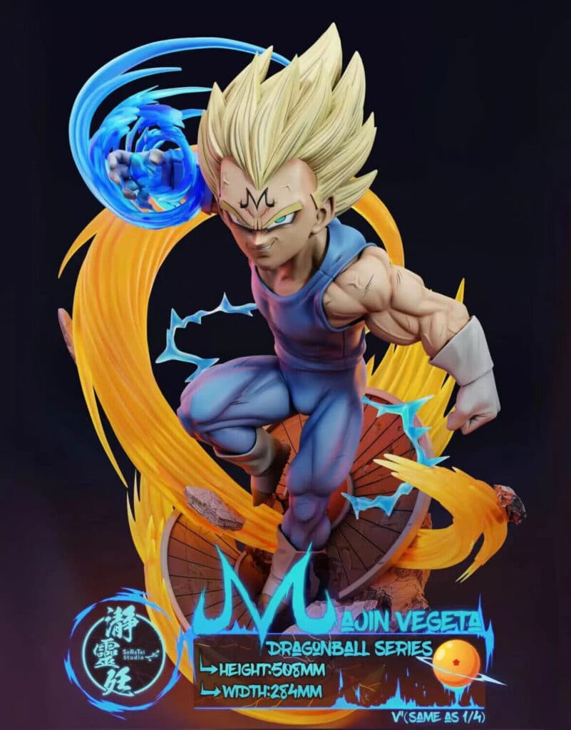 Dragon Ball Majin Vegeta 14 Resin Statue von SeReTei Studio
