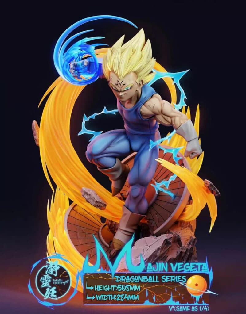 Dragon Ball Majin Vegeta 14 Resin Statue von SeReTei Studio