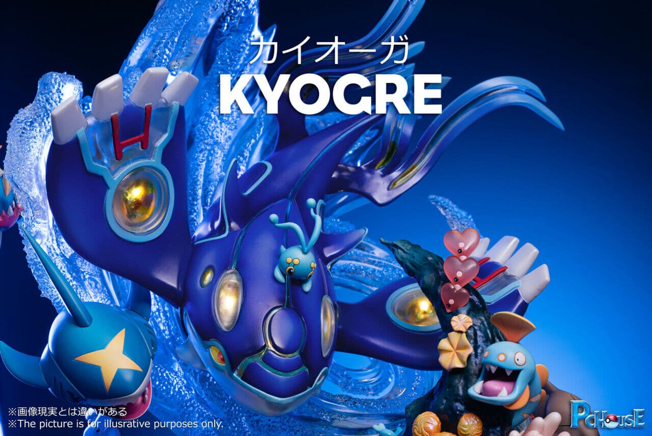 Pchouse studio - Kyogre Pokemon Resin Statue