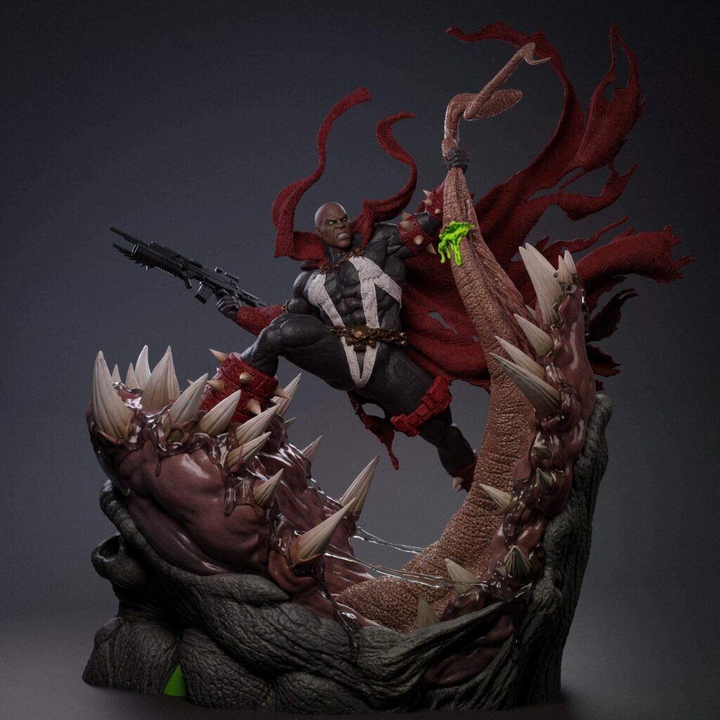 Image Comics Spawn vs. Malebolgia Dio 14 Resin Statue von MFA