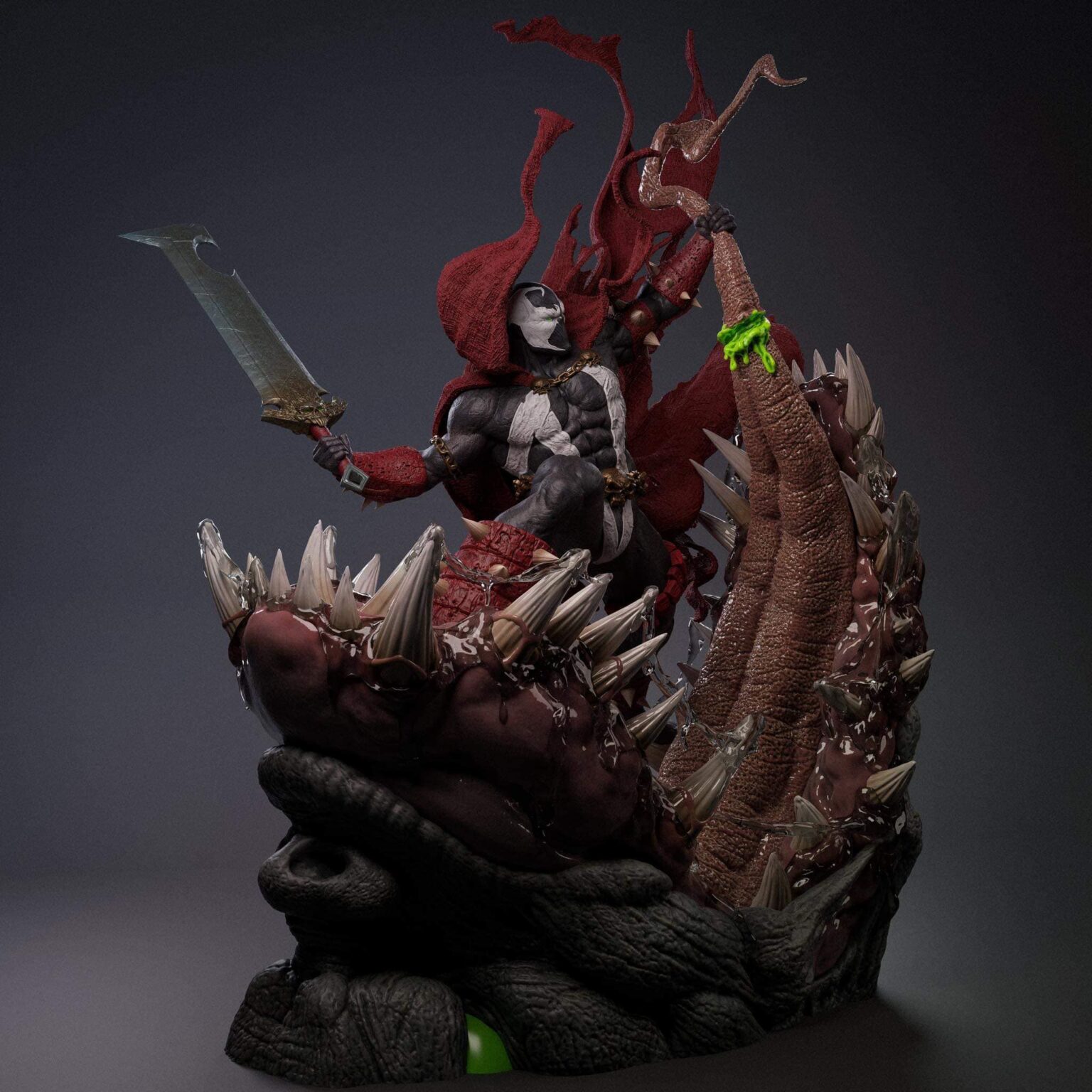 Image Comics Spawn vs. Malebolgia Dio 14 Resin Statue von MFA