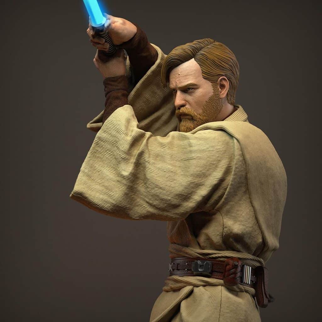 Star Wars - Anakin Skywalker vs. Obi-Wan | 1:4 Resin Statue | von MFA ...