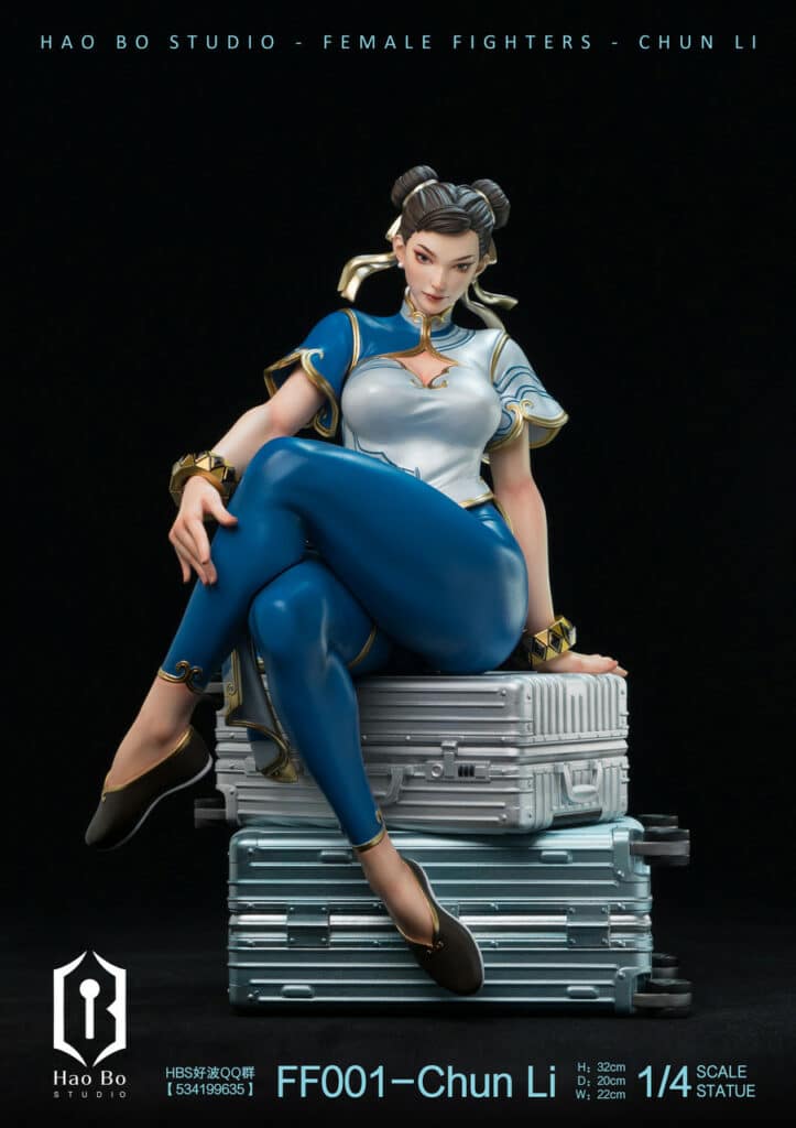 Street Fighter - Chun Li | 1:4 Resin Statue | von Hao Bo Studio ...