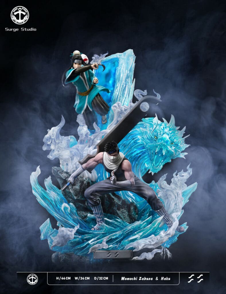 FIGURINE NARUTO ZABUZA Momochi Collection Altaya 2002 / 2007 Avec Socle