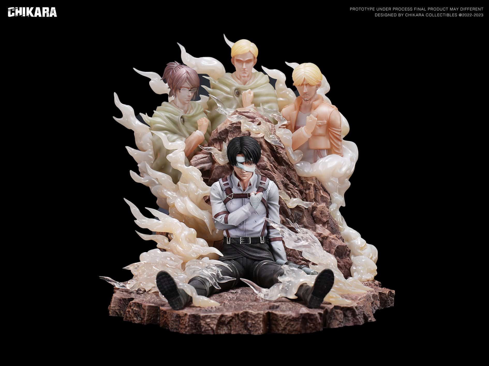 Attack On Titan Levi Ackerman 1 6 Resin Statue Von Chikara Studio 