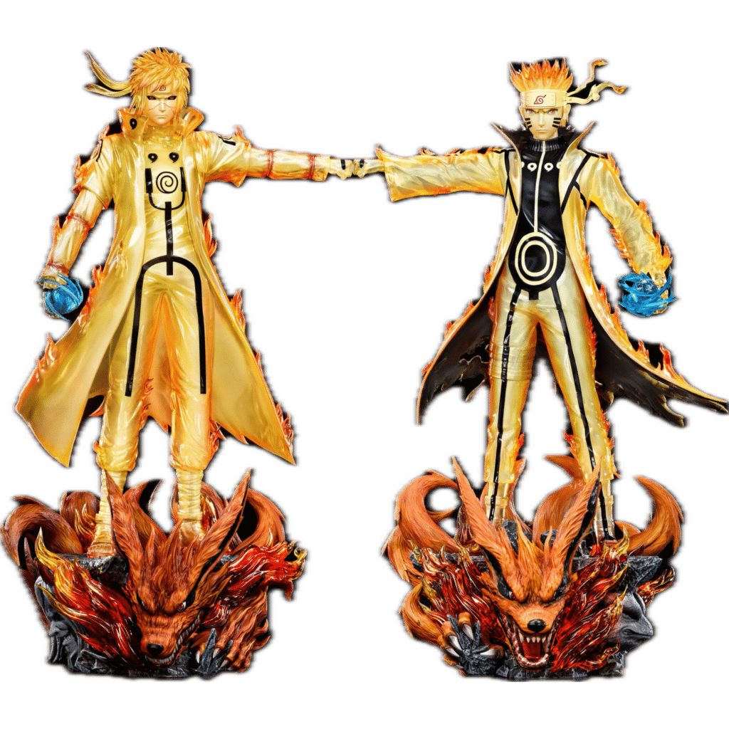 Naruto - Naruto & Minato | 1:4 Resin Statue | von Surge Studio ...