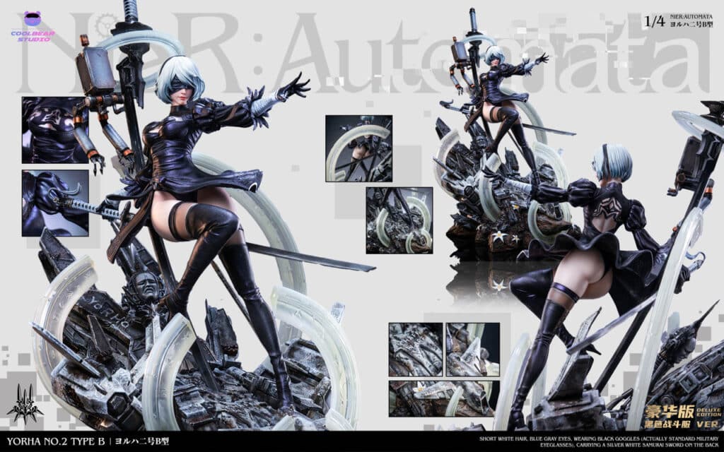 Nier Automata YoRHa 2A Darknun Resin Statue - Dtalon Studio [In-Stock] main image 1